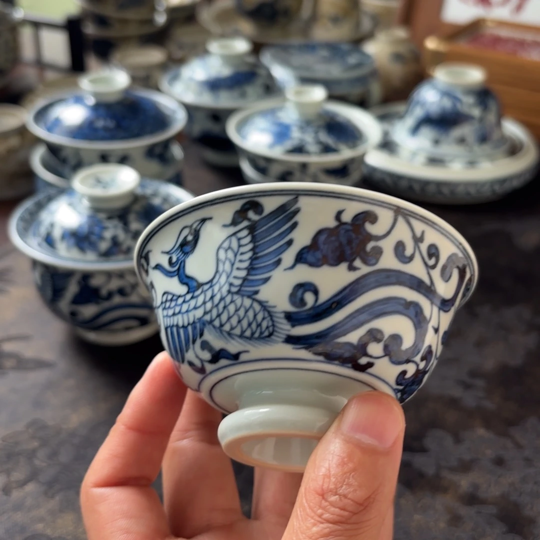 摆件景德镇手绘茶器