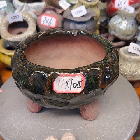 粗陶花盆手工花盆