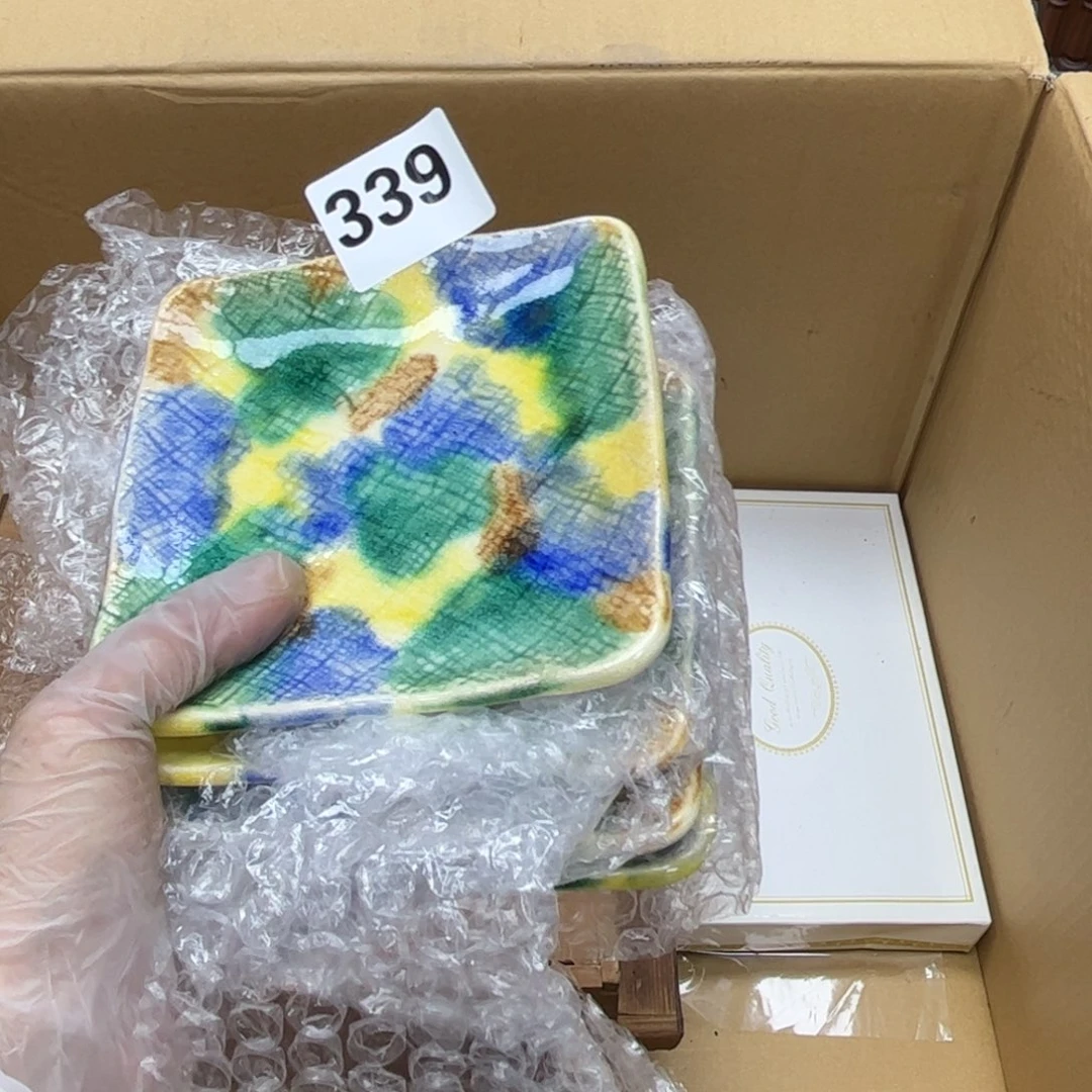 瓷片摆件工艺品摆件666