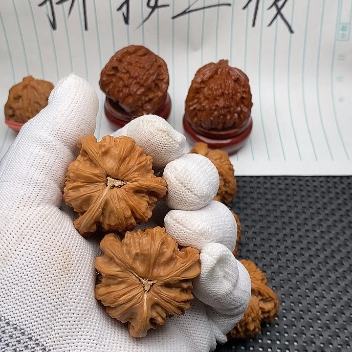 错***生核桃手串/手链拼接白狮1