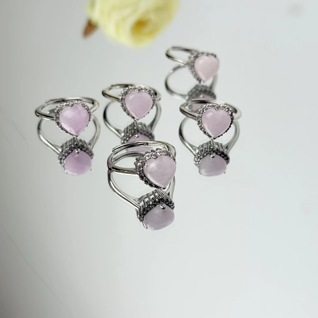 【悦已】紫锂辉戒指面小仙多样性发其一