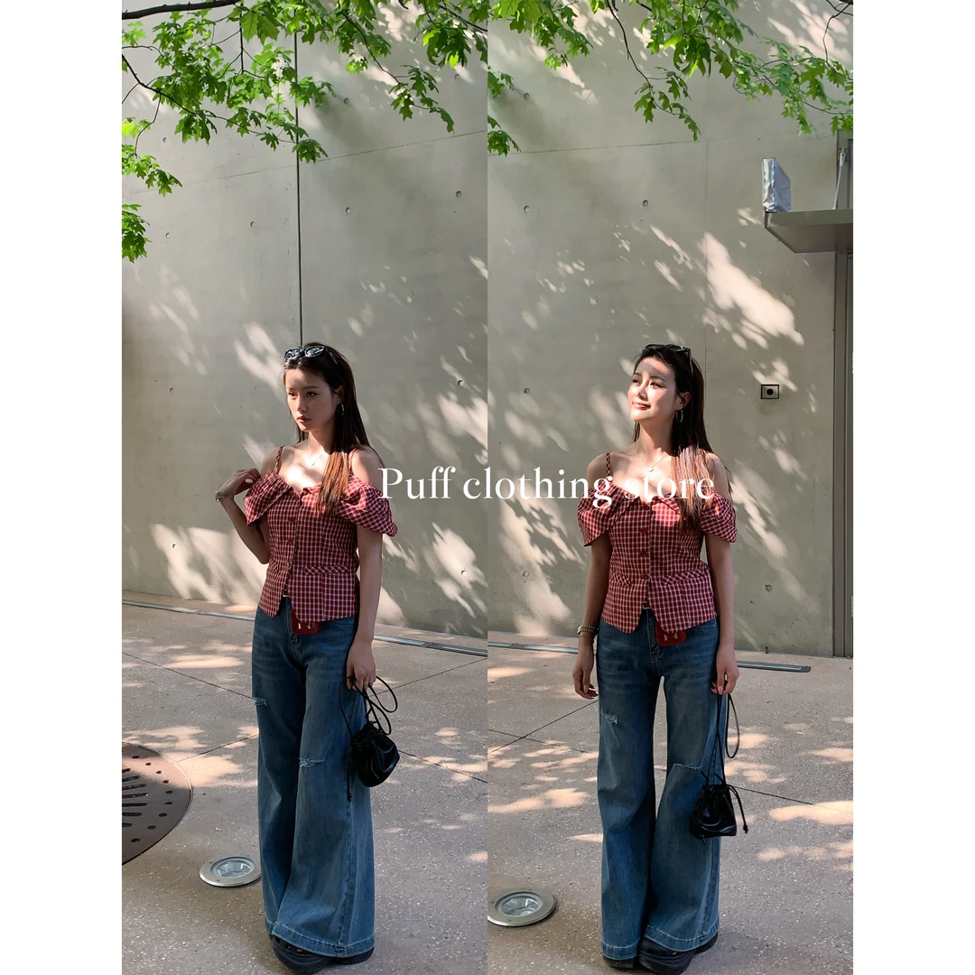 【修腿神裤】2025年夏季新品韩系时尚休闲牛仔长裤