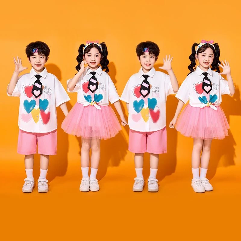 六一儿童演出服小学生运动会舞蹈表演班服幼儿园毕业啦啦队服装