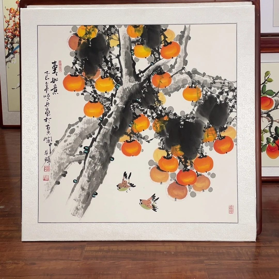 国画带框尺寸83*83厘米