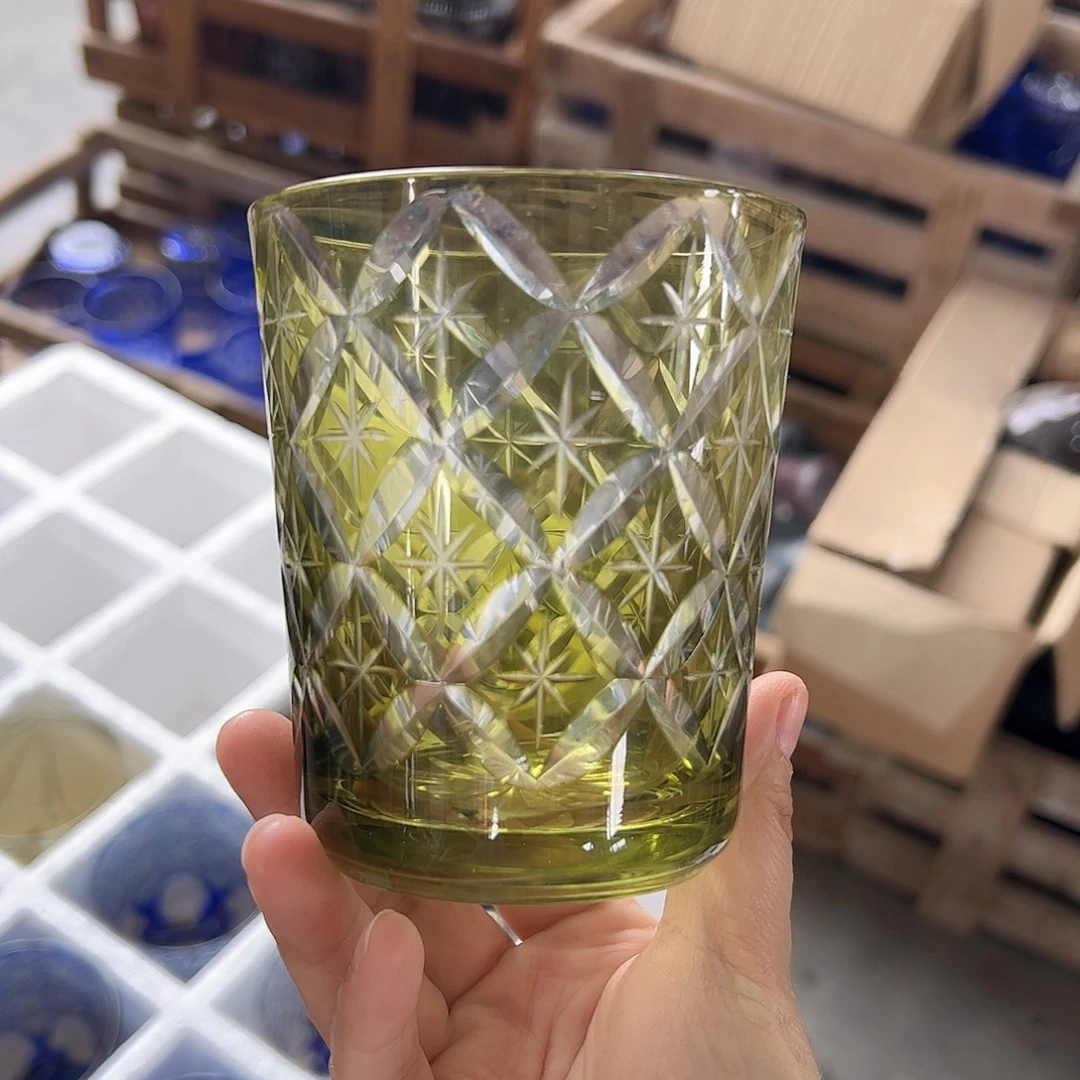 高脚款水晶玻璃微瑕一个