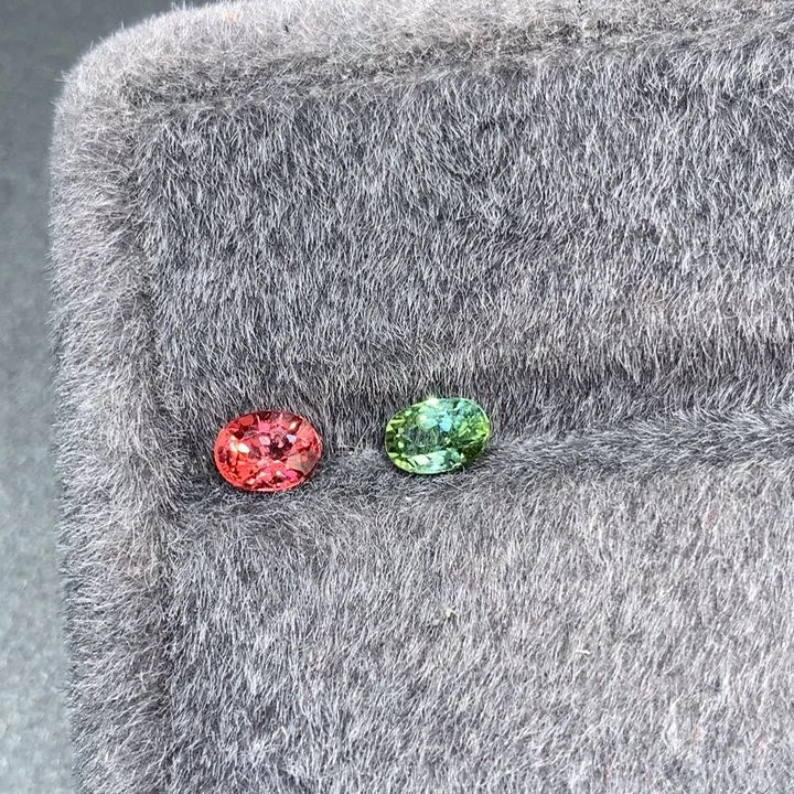 裸石未镶嵌碧玺白**白1.08克拉