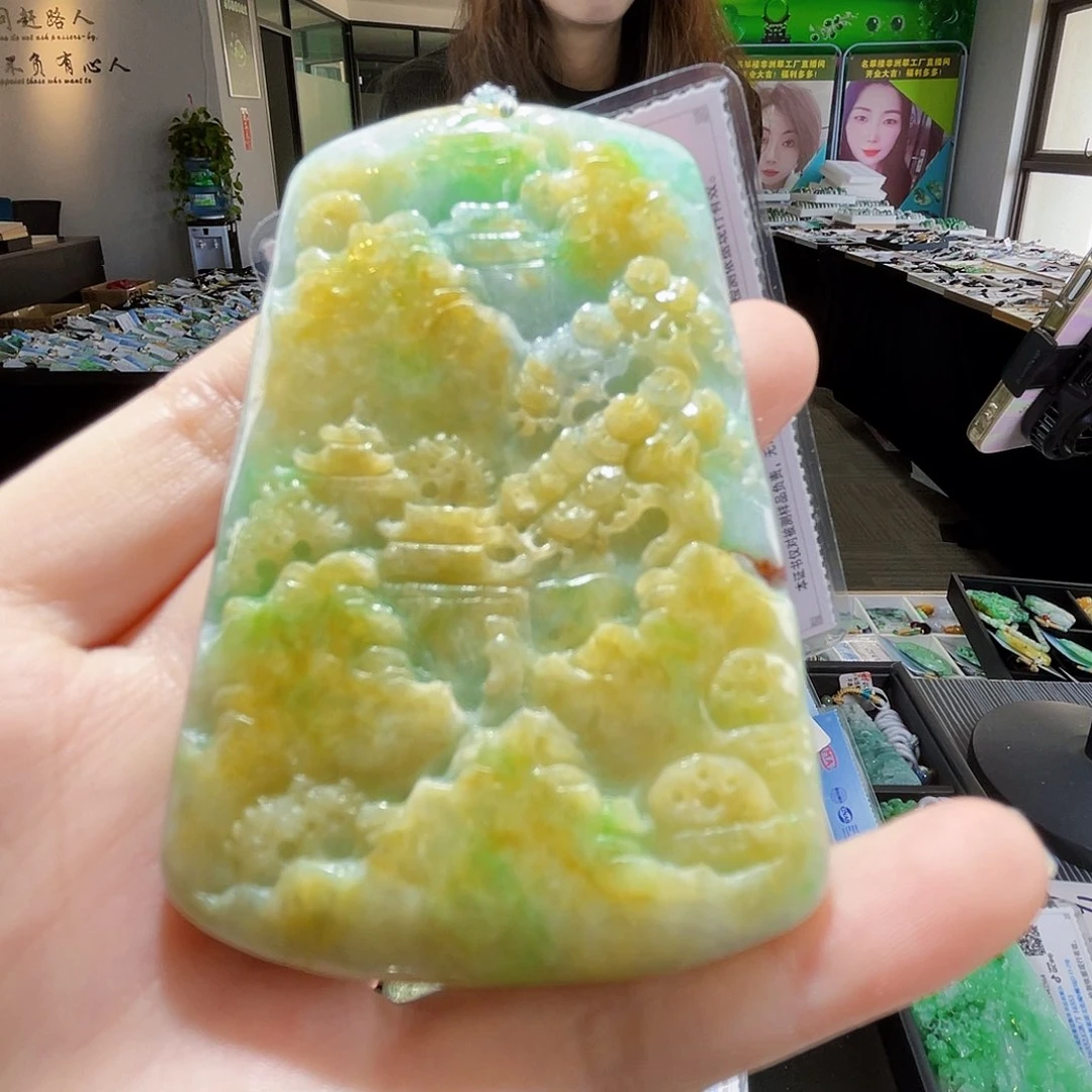 颈饰未镶嵌翡翠翡翠