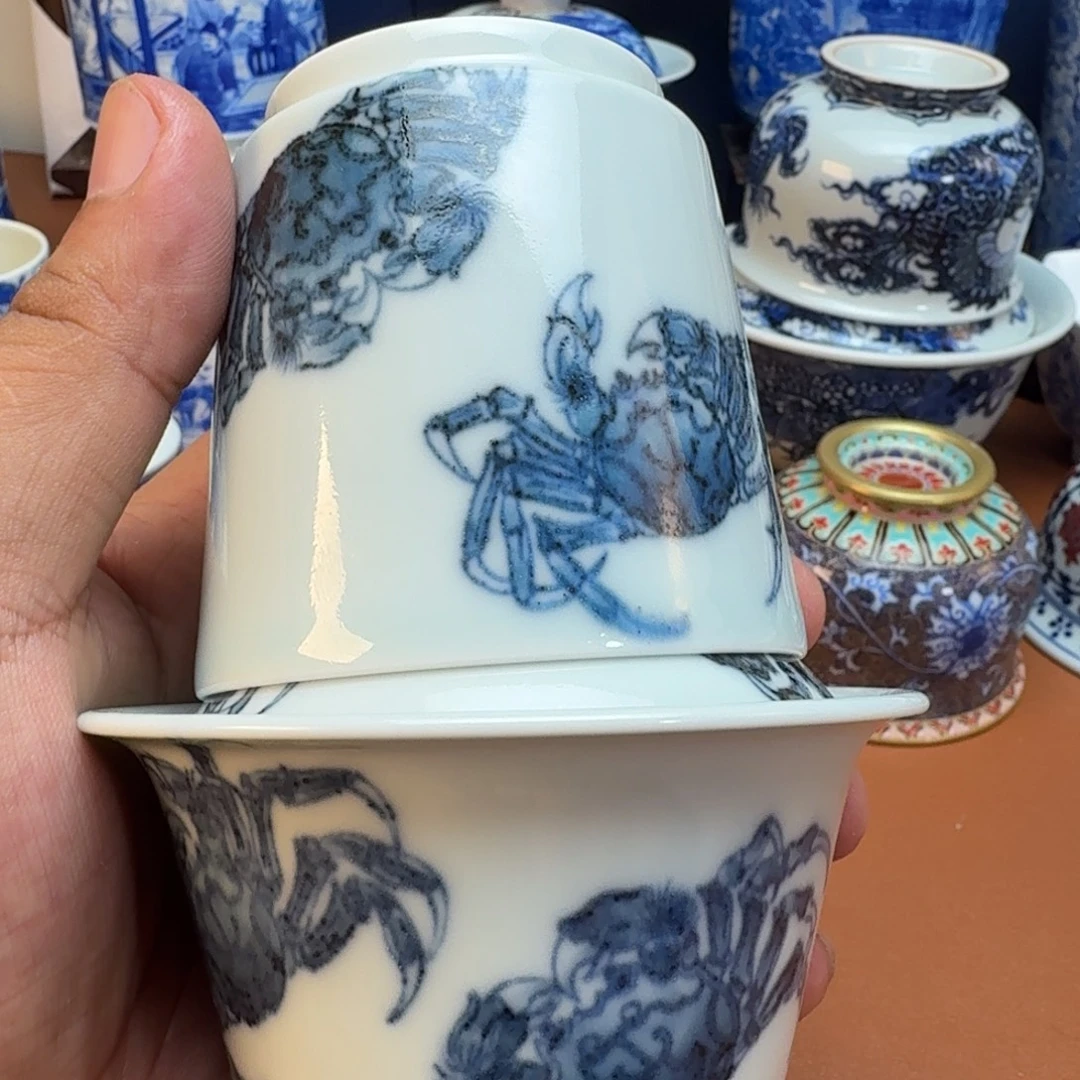 杯子景德镇全手工手绘陶瓷