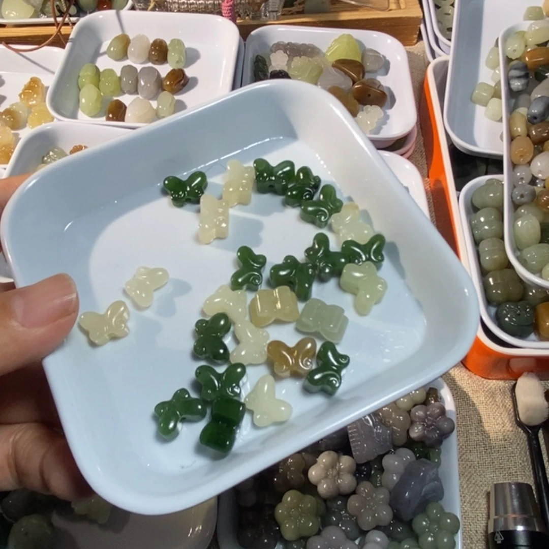 和田玉未镶嵌手链发二