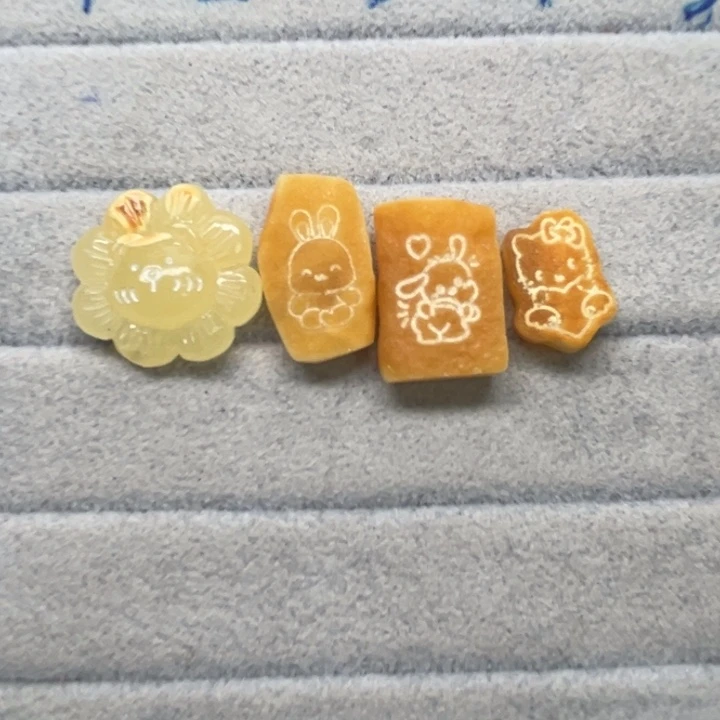 裸石琥珀未镶嵌天然蜜蜡配件