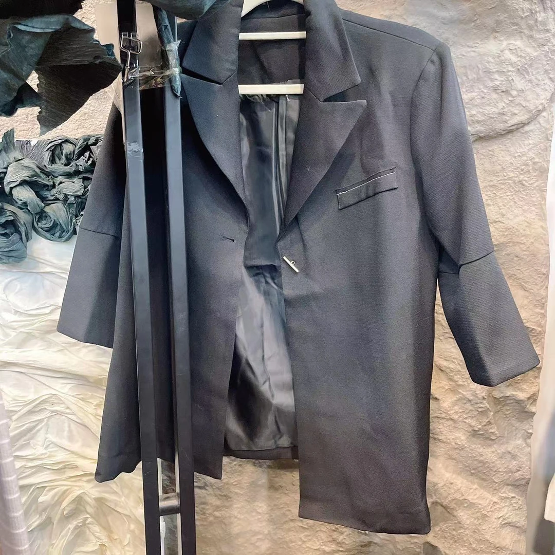 小众设计短款西服外套