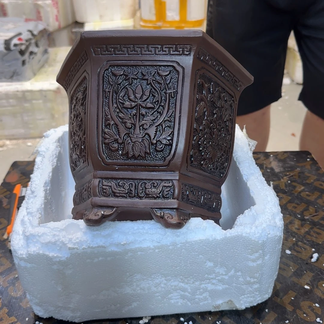 紫砂花盆瑕疵和瑕疵