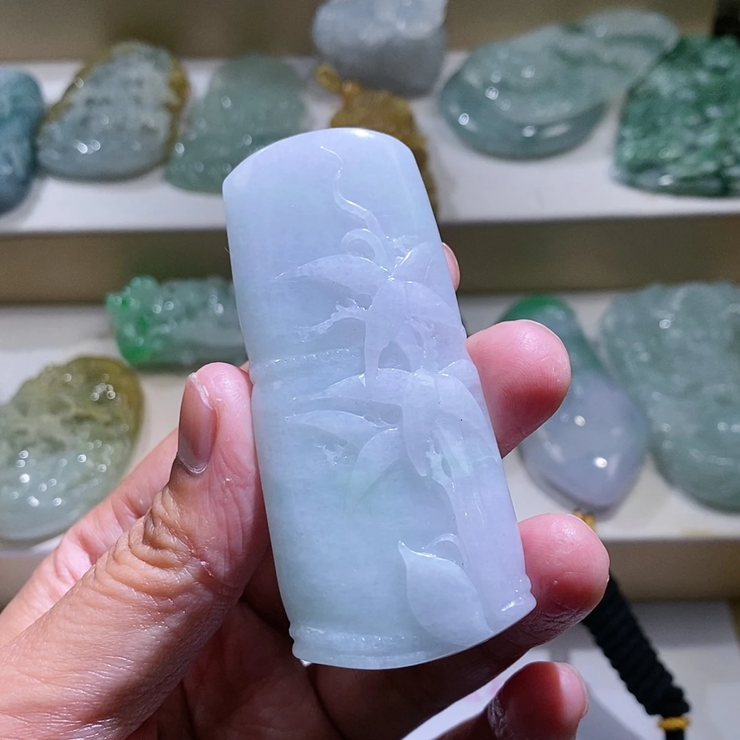 【闪购商品】翡翠颈饰未镶嵌！*！竹节