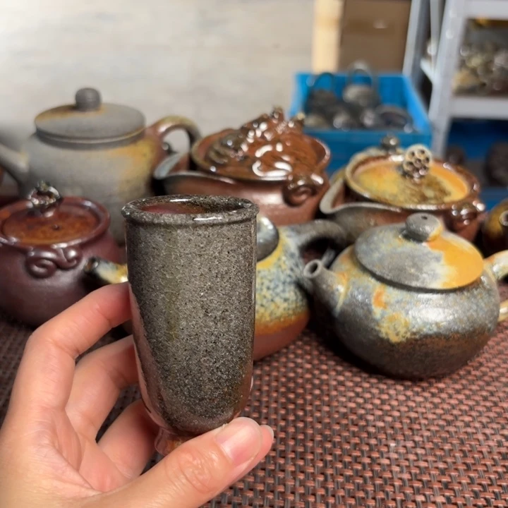 茶杯紫砂小闻香杯80