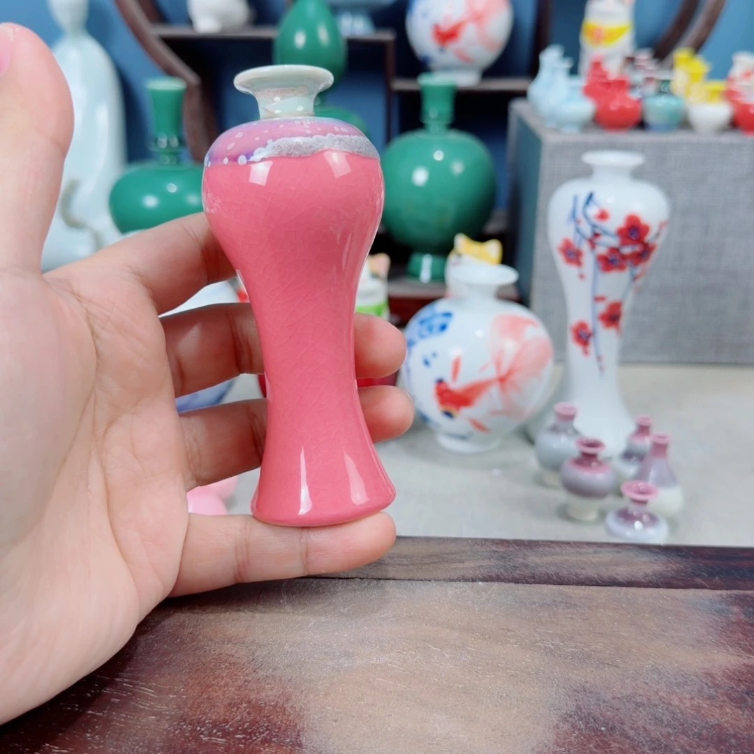 陶瓷手工小花器摆件