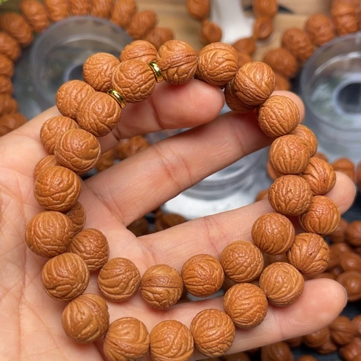 桃核手串龙纹桃核68