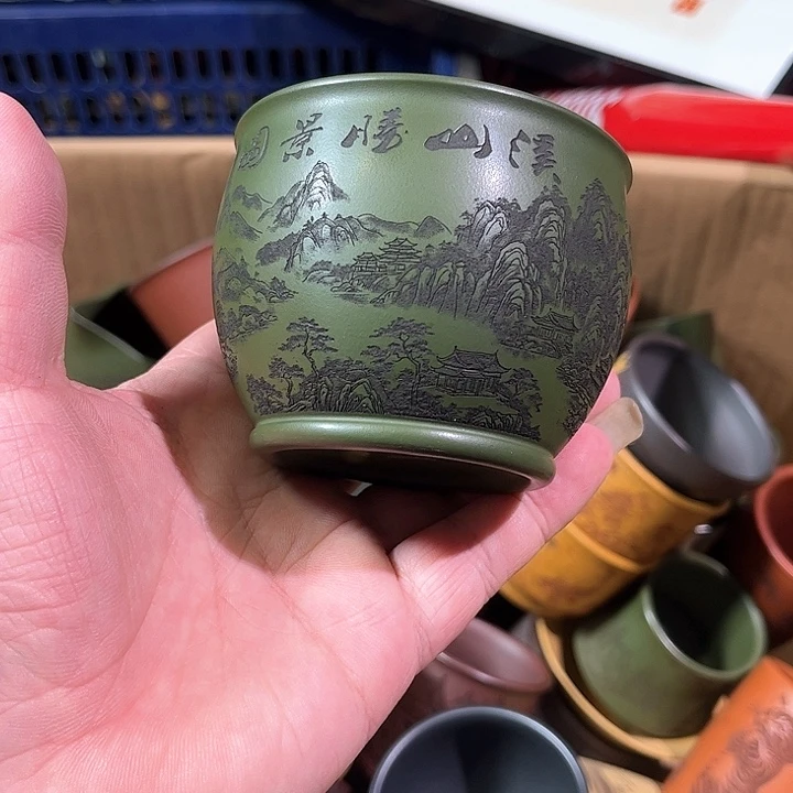 茶杯紫砂全手工紫砂主人杯