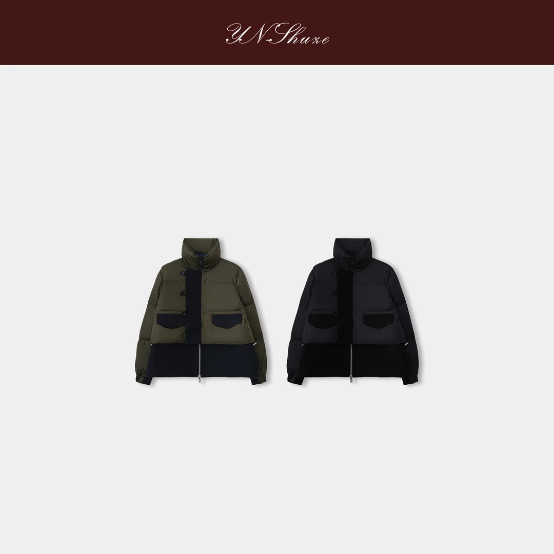 YN-SHUZE【云朵零压】秋冬高定撞色羽绒外套SZ-YNB-83288-1