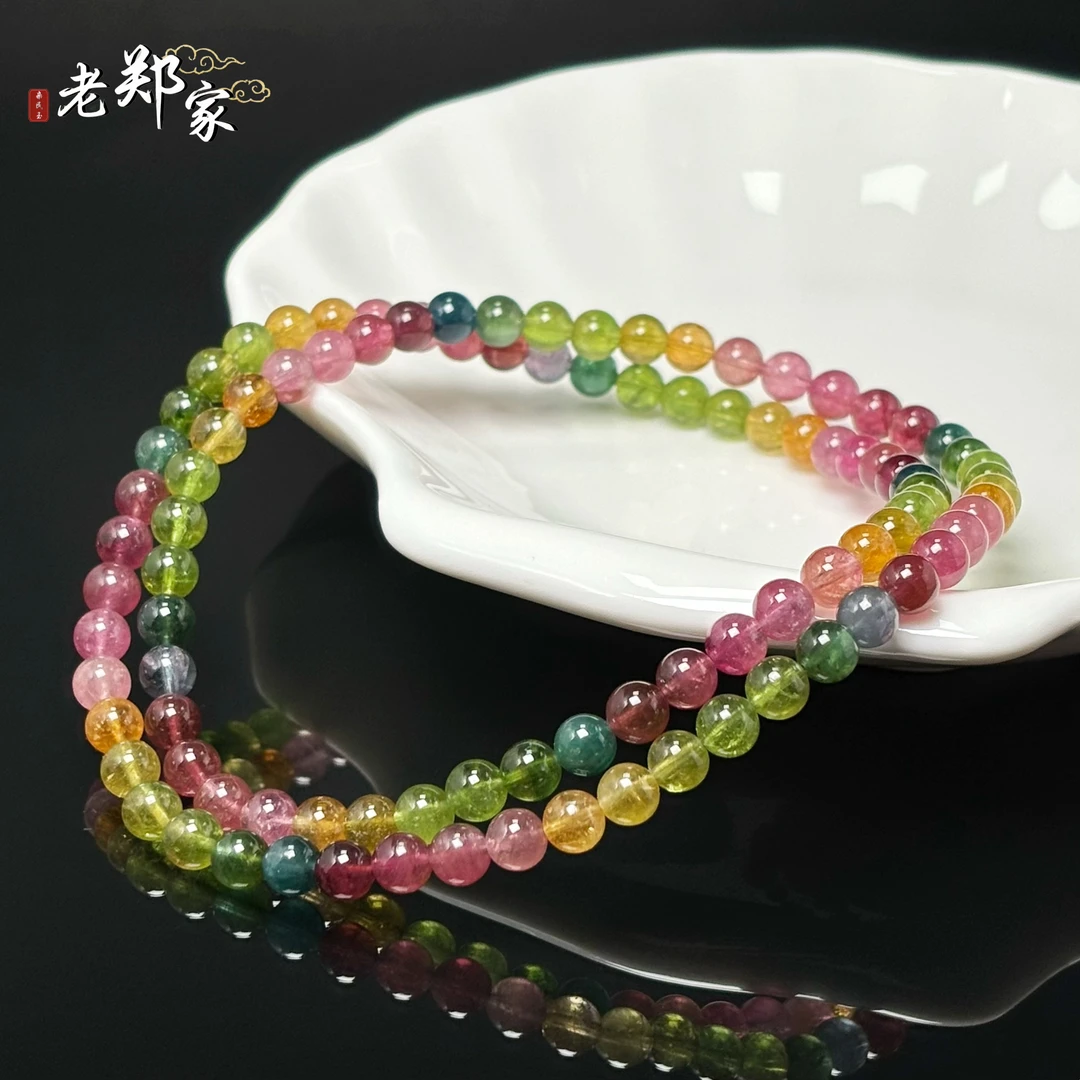 【老郑家】碧玺多圈手串 多样性发1件 约5mm+