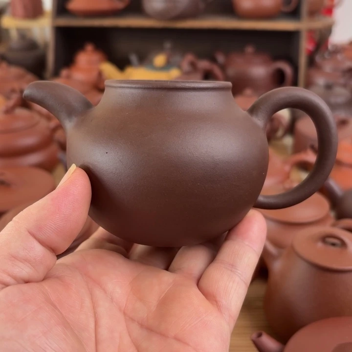 黑***涱紫砂茶壶原矿紫砂原矿紫砂