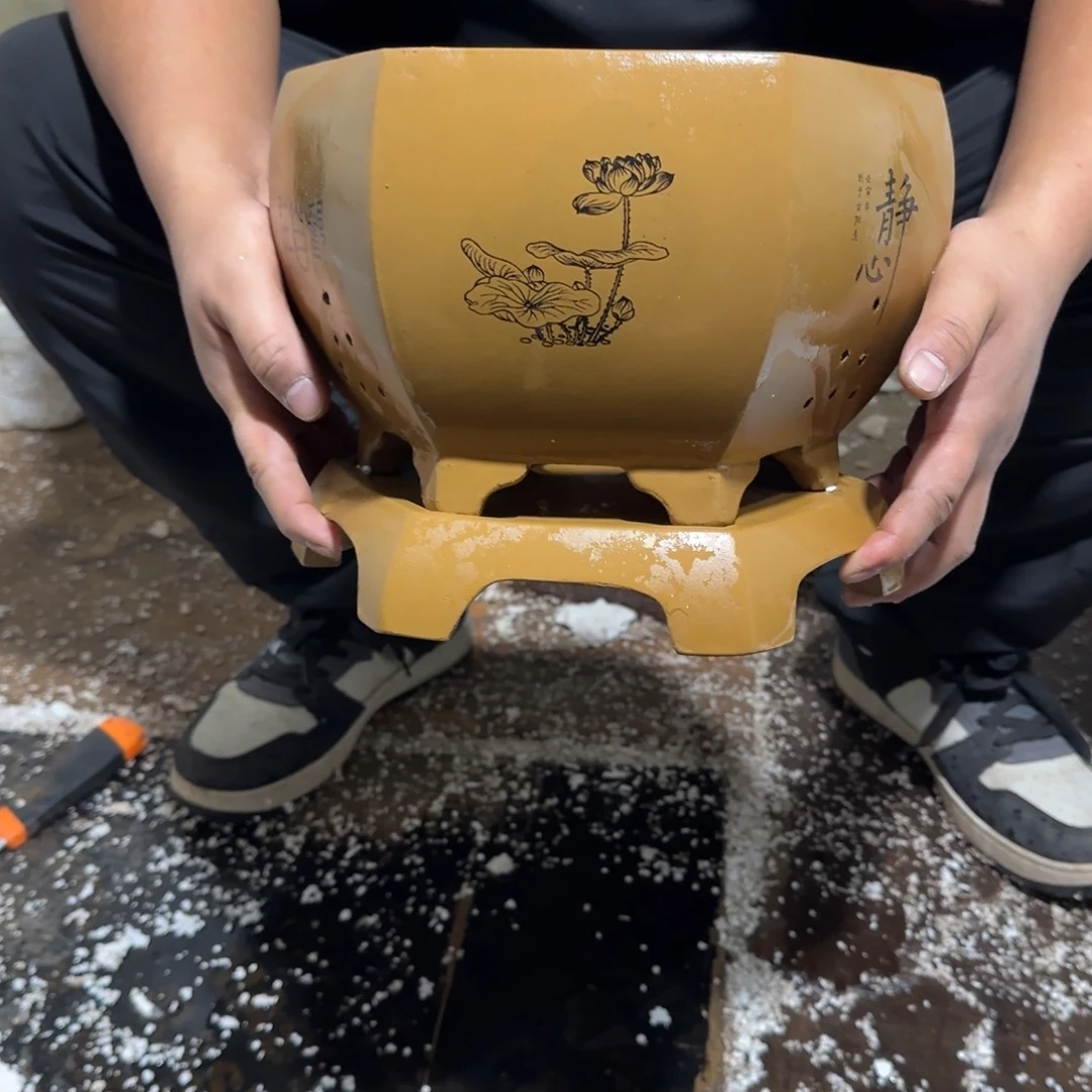 花盆紫砂口径25.20口径