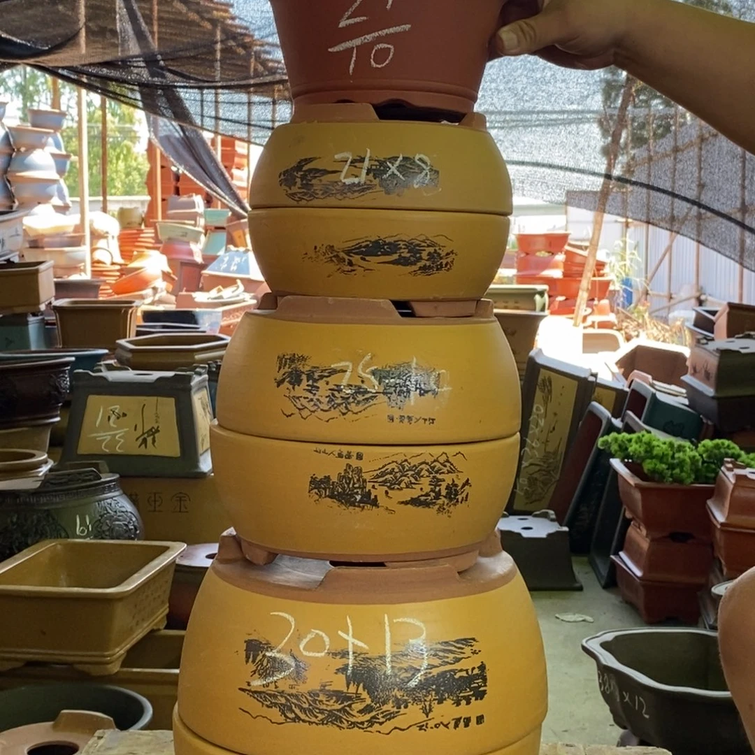 紫砂花盆紫砂紫砂