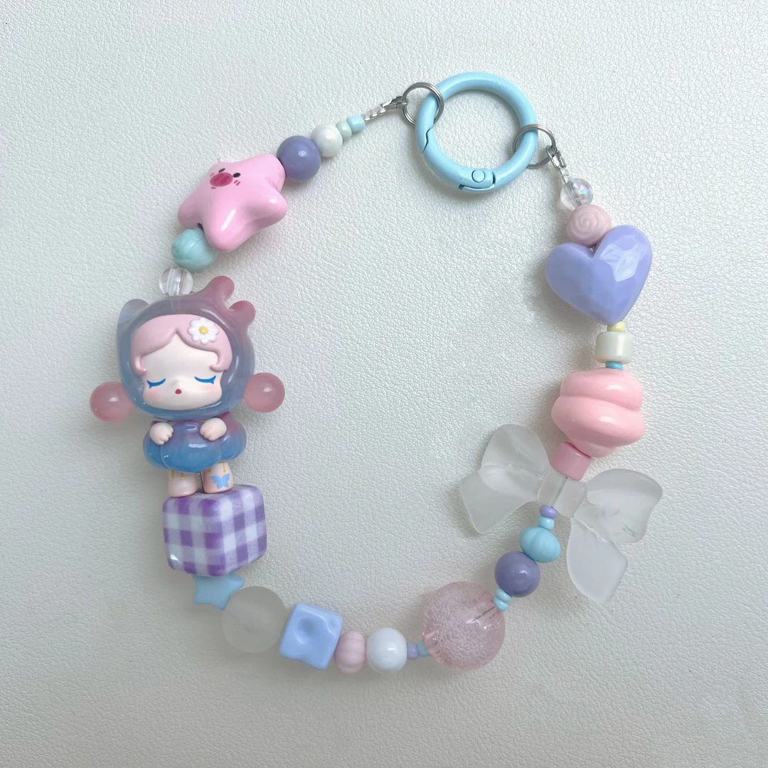 富柜潮玩萌粒DIY手机链