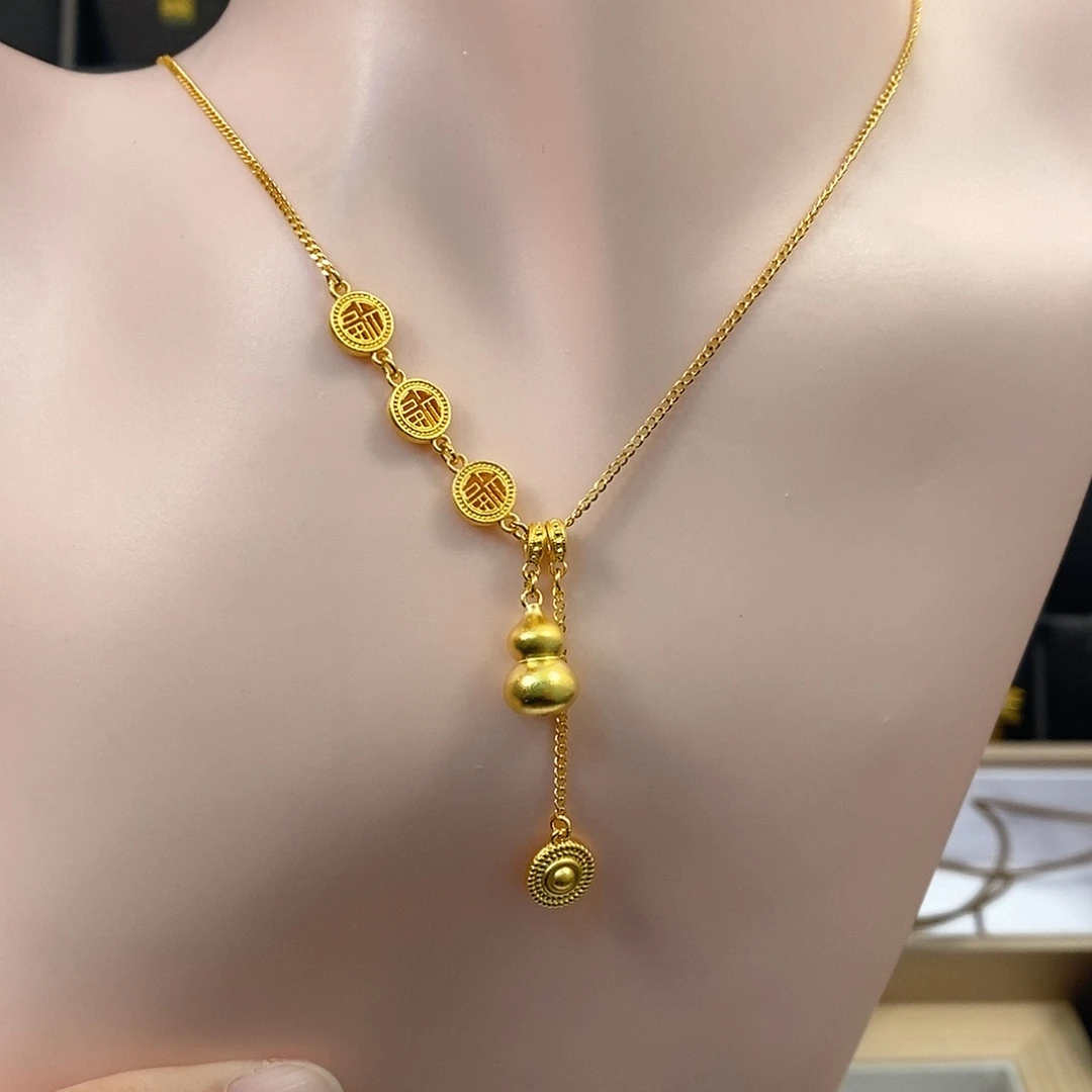 银无三福葫芦项链6.04（0.74）