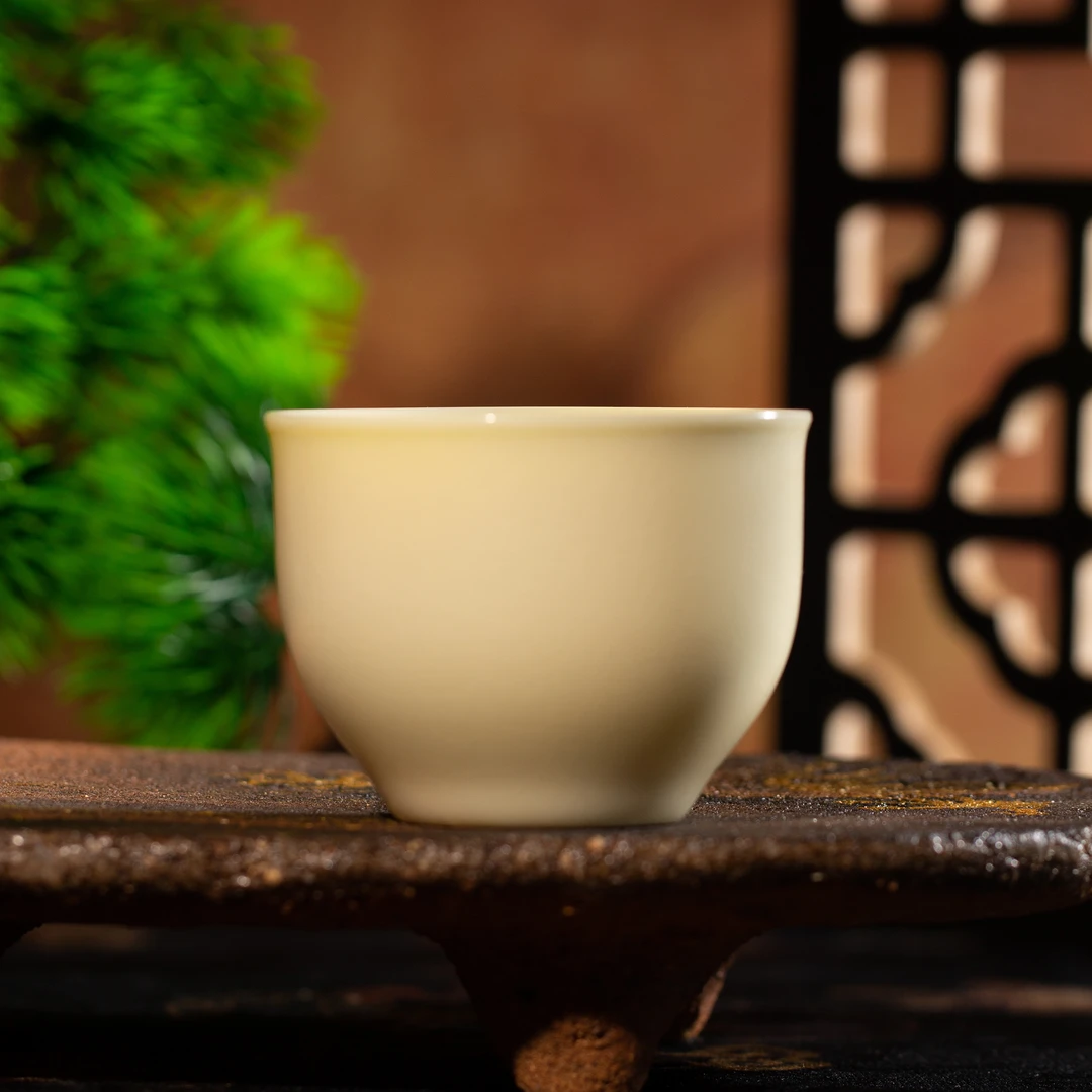 【西泠上新】象牙黄大师制状元杯HX0043a