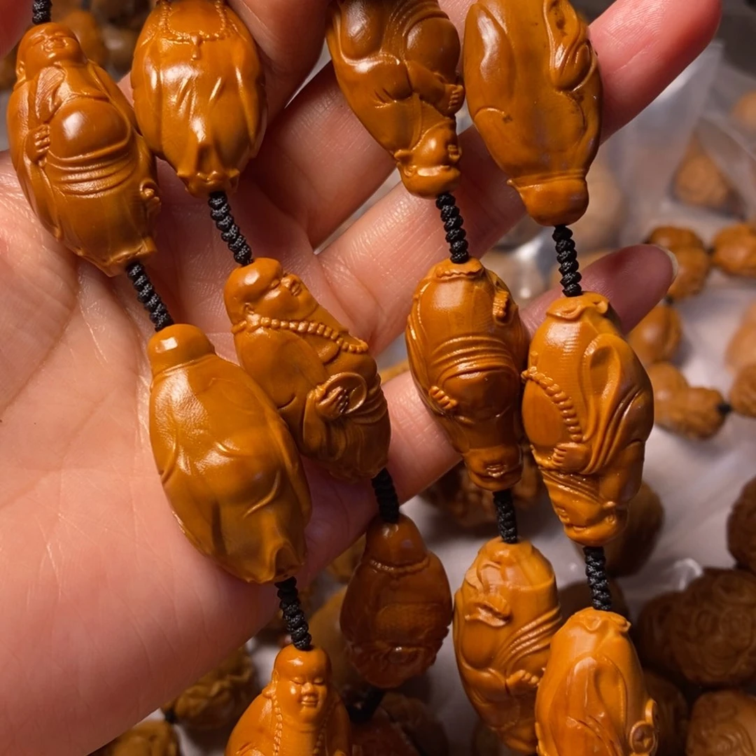 橄榄核手串/手链@*月弥勒脖挂