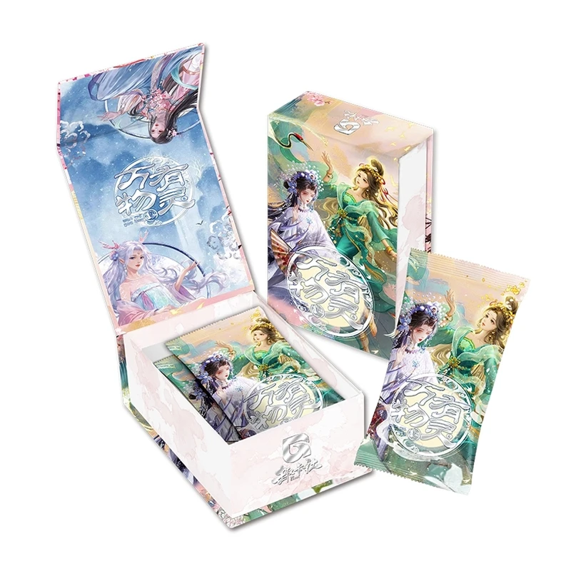 【平拆点盒】趣卡社万物有灵·花间竹梦盲盒收藏卡牌