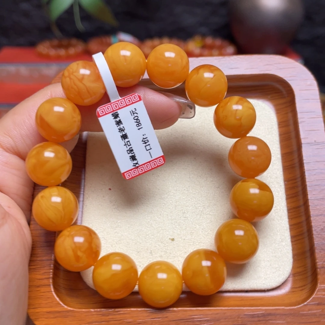 蜜蜡未镶嵌手链手串