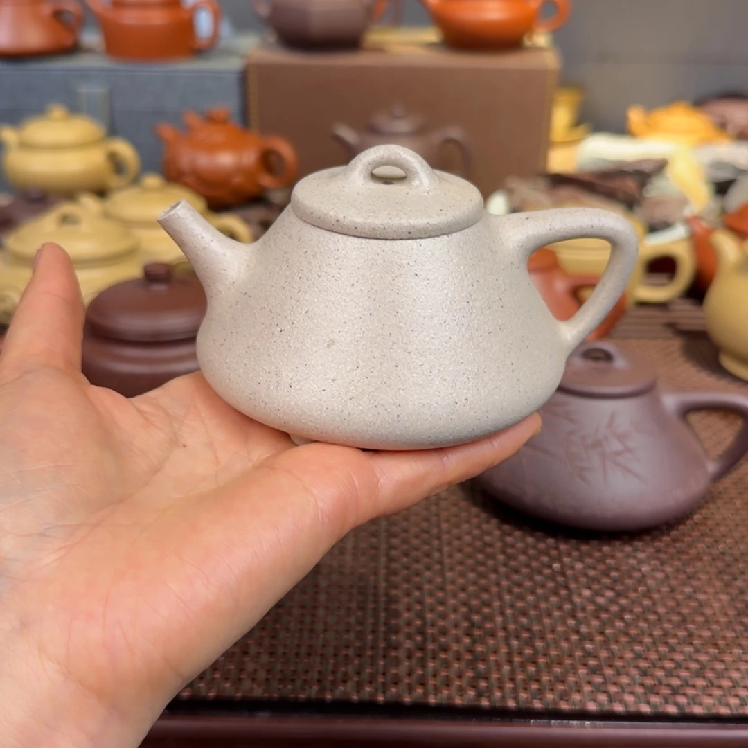段泥茶壶江****厂白玉段西施200毫升半手预售