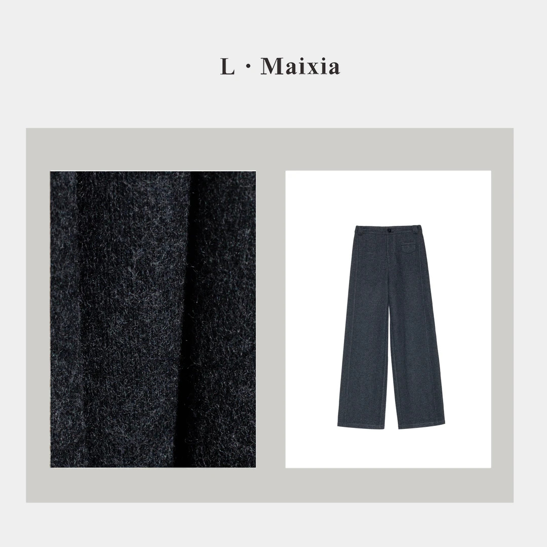 L.MAIXIA/露·玛莉先2025休闲女士信封裤子ZK-25356