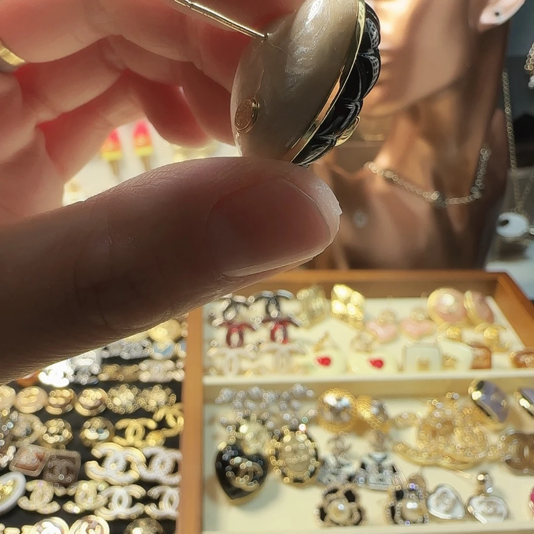琉璃纯铜合金爱心黑色