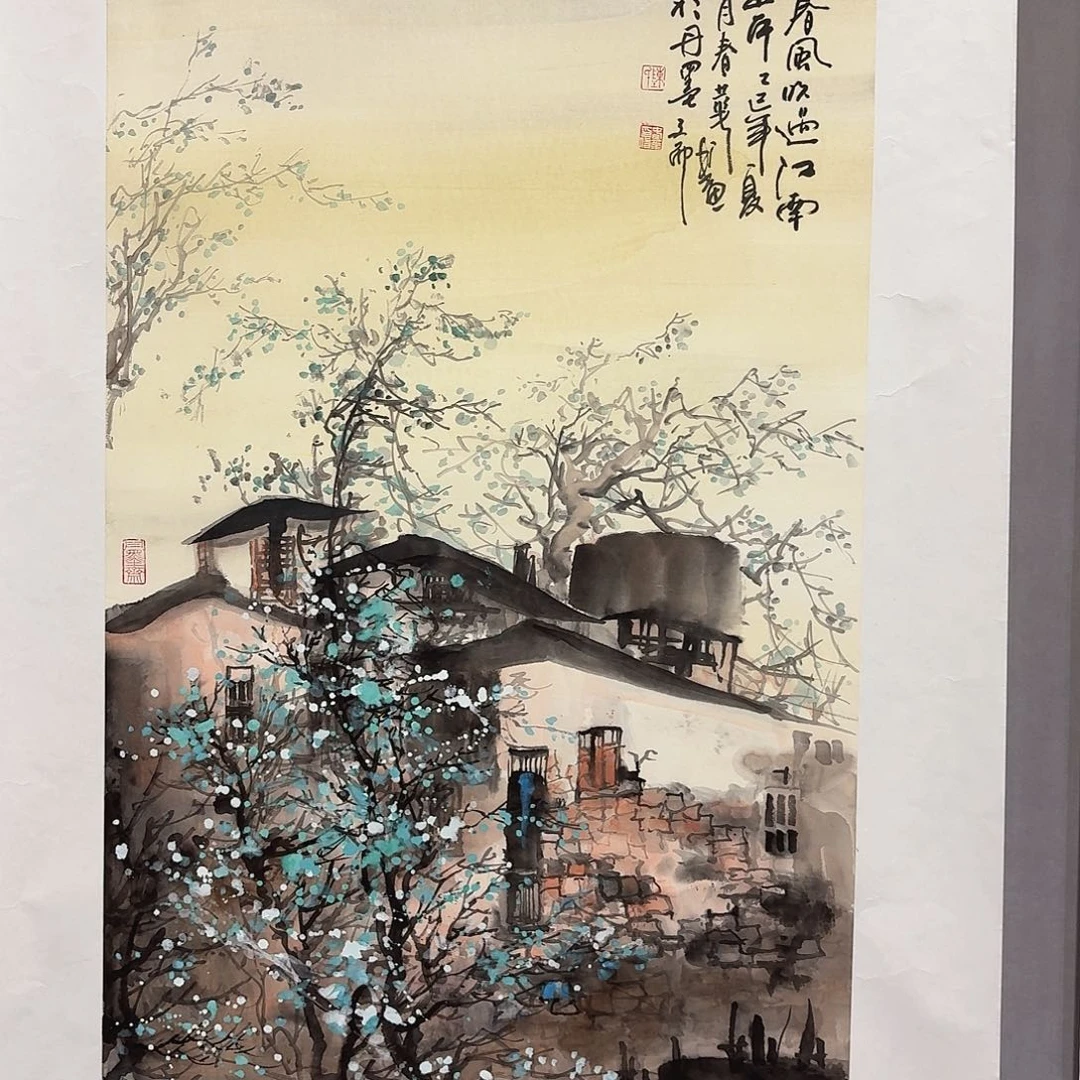 国画亲笔手绘放心去藏