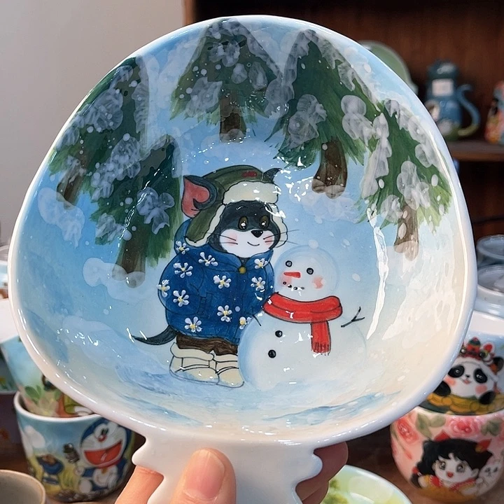 陶景德镇釉下手绘陶瓷