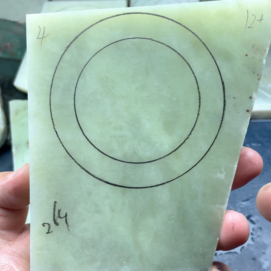 和田玉未镶嵌珠宝奇石梅****2定制手镯