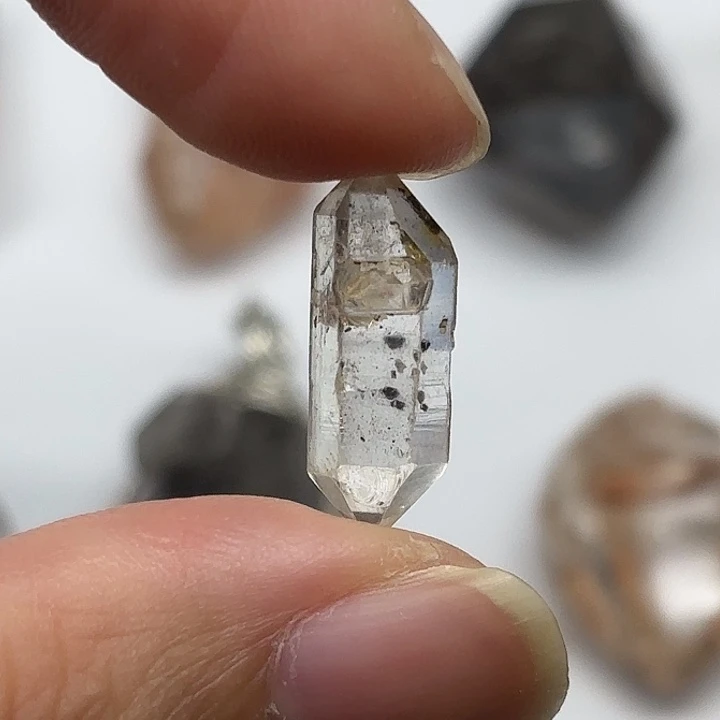 紫晶未镶嵌颈饰闪灵钻20mm