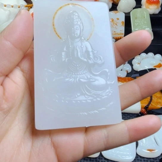 石材58坐莲观音带皮小黄车发货