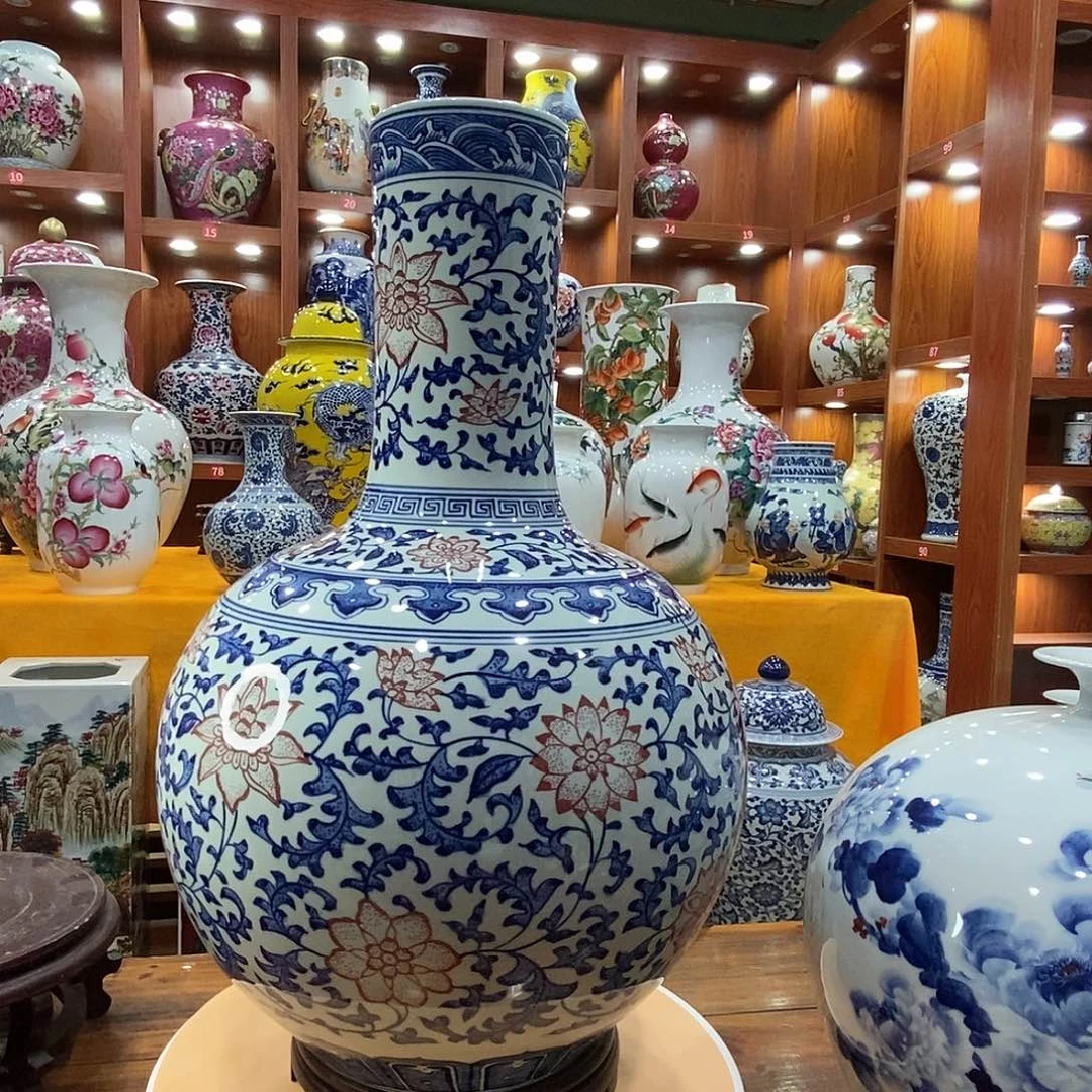 摆件超*景德镇陶瓷天球