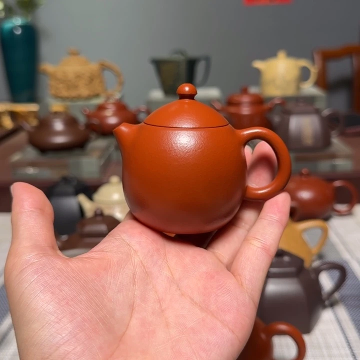 茶壶紫砂全手工特惠 100cc 小品龙蛋壶