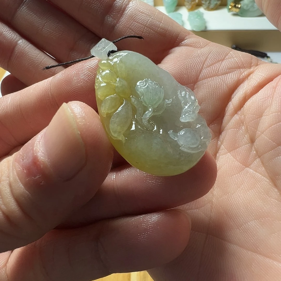 定制翡翠未镶嵌一路有你