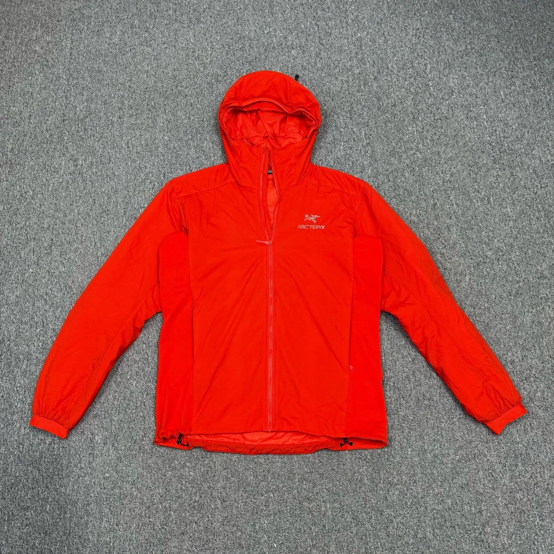 99新 ARC'TERYX/始祖鸟 16730834阿童木橙色连帽棉服外套 M码99新