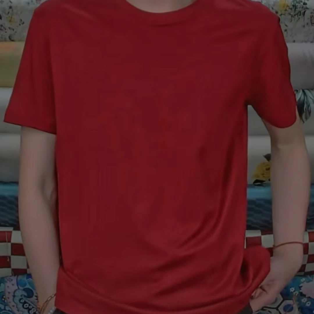 液氨安哥拉红色全棉T恤退换运费自理