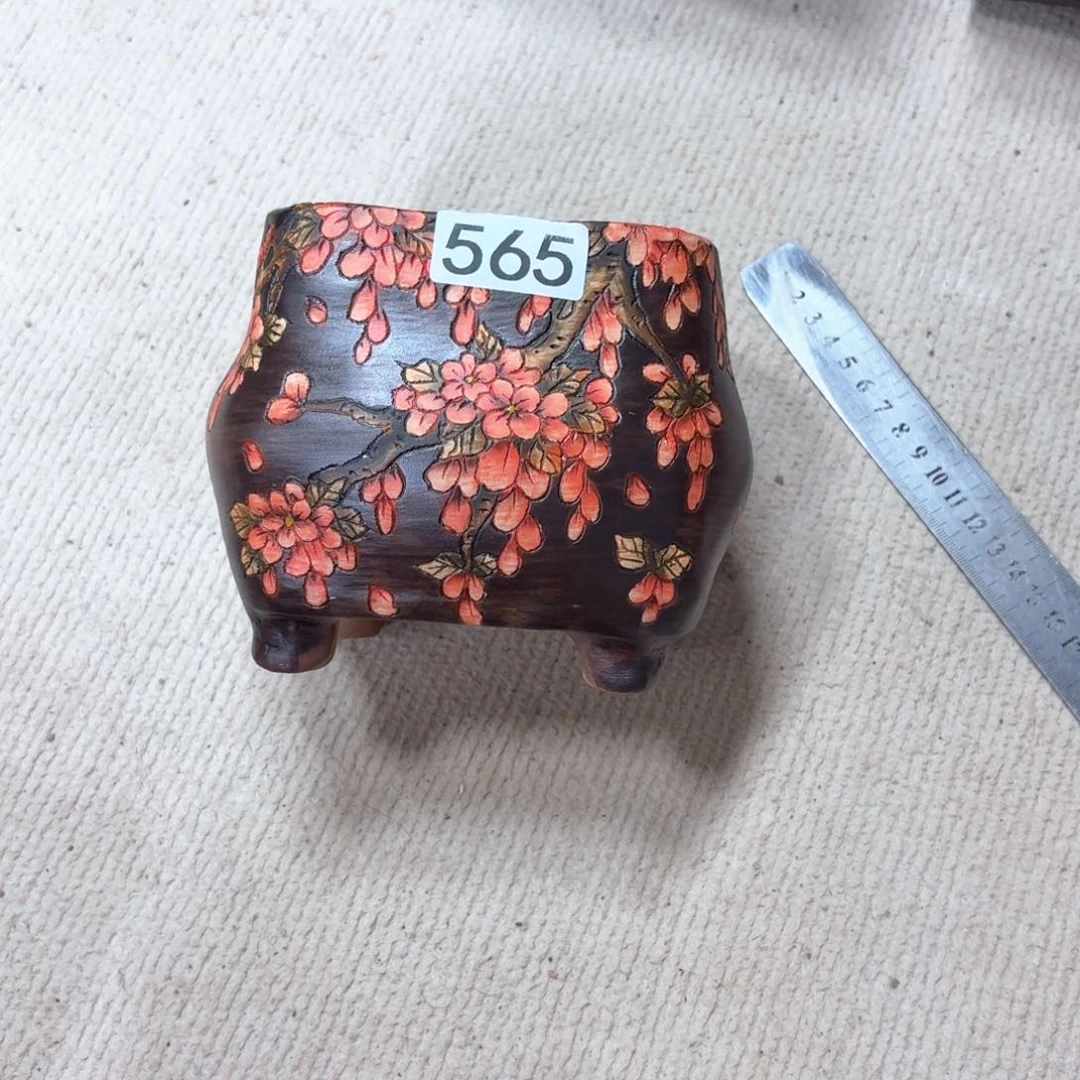 淘***妈紫砂花盆陶瓷多肉花盆精品
