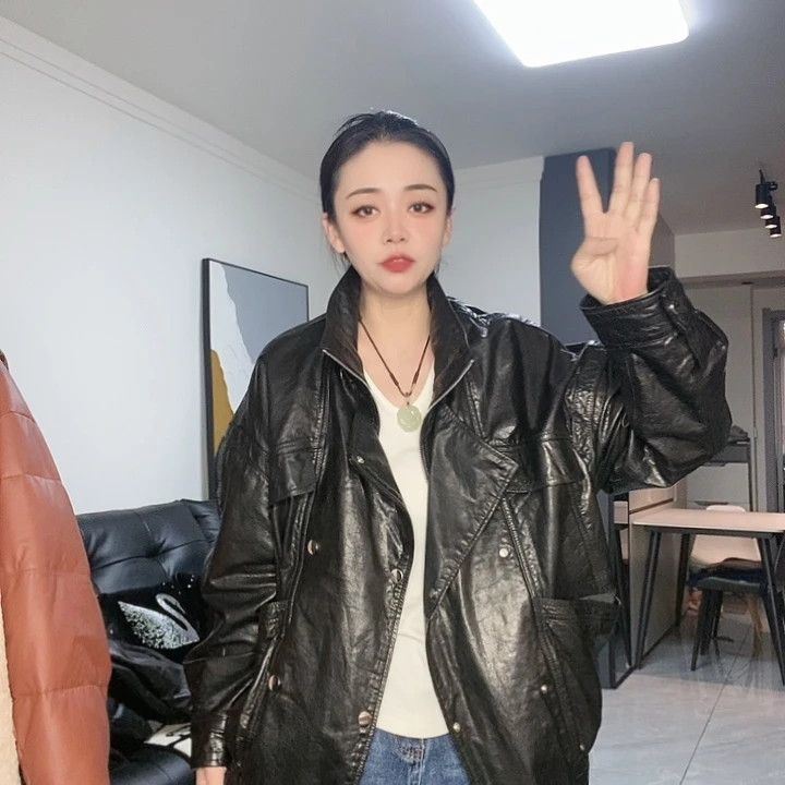 小牛皮油蜡机车130斤内