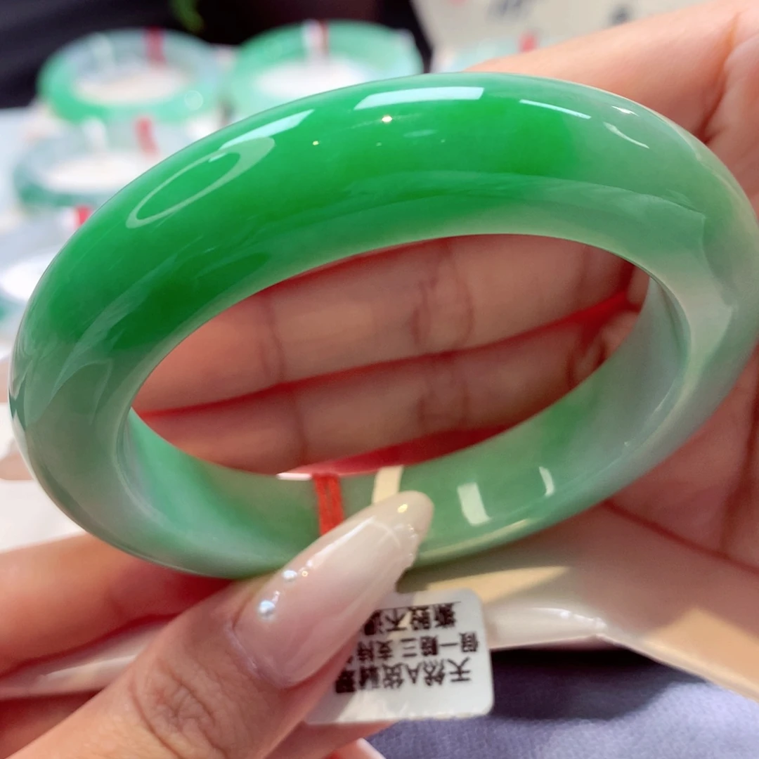 未镶嵌手镯翡翠泥鳅背34号66
