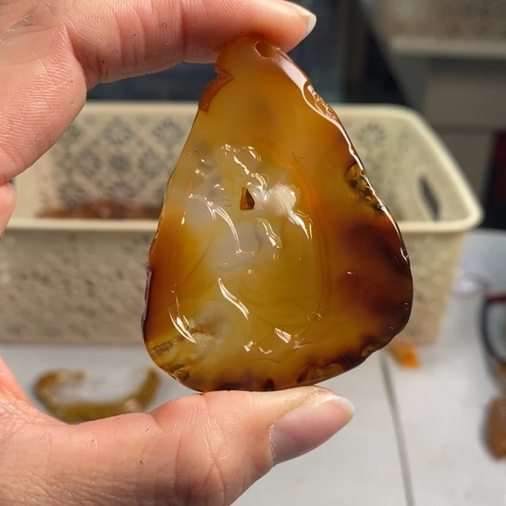 玛瑙/玉髓吊坠(不含链)未镶嵌