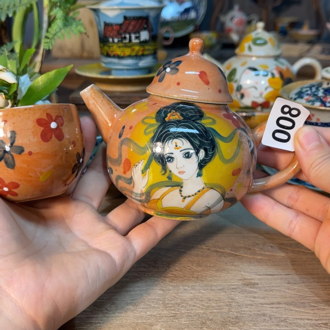 杯素浅陶瓷手工手绘